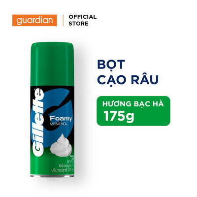 Bọt cạo râu Gillette Foamy Hương Bạc Hà - 175g