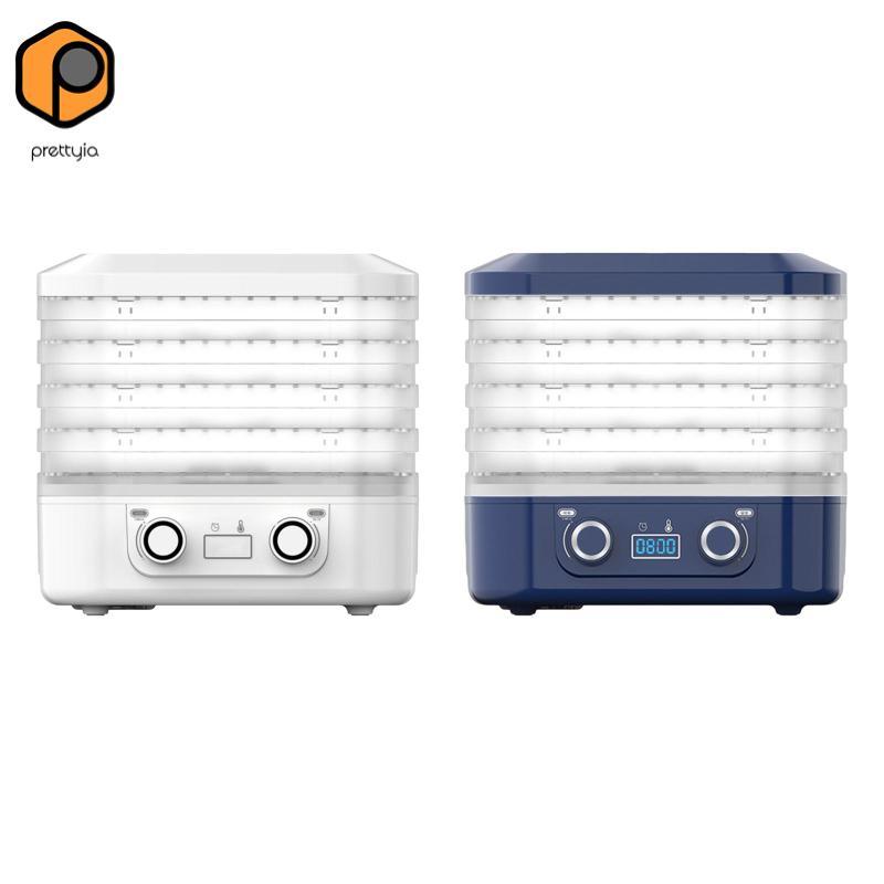Máy Sấy Thực Phẩm Điện Máy Sấy Trái Cây 5 Khay Khô Nhanh 160W Thực Phẩm Máy Sấy Trái Cây 48H Hẹn Giờ Cho Thịt Bò Đồ Ăn Nhẹ Nhà Bếp