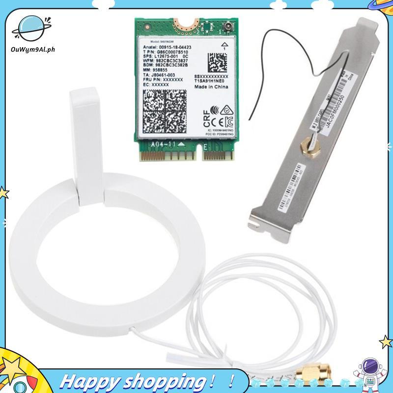 [ouwym9al] Dành Cho Thẻ 9461NGW + Vách Ngăn + Ăng Ten 2.4G / 5G 802.11AC M2 Key E CNVI 5.0 Bộ Chuyển