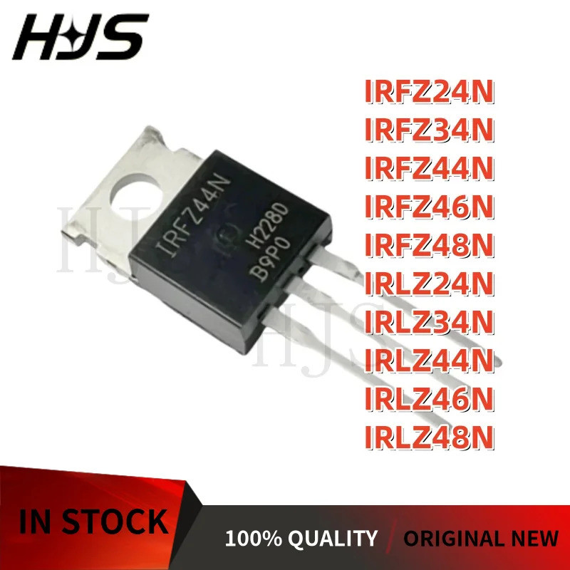 5 Chiếc IRFZ34N IRLZ44N IRFZ48N IRLZ48N IRFZ44N IRLZ34N IRLZ46N IRLZ24N IRFZ46N IRFZ24N TO-220 Hiệu 