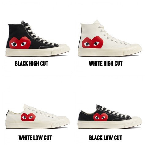 Converse As The Boys Do Cdg Play thập niên 1970