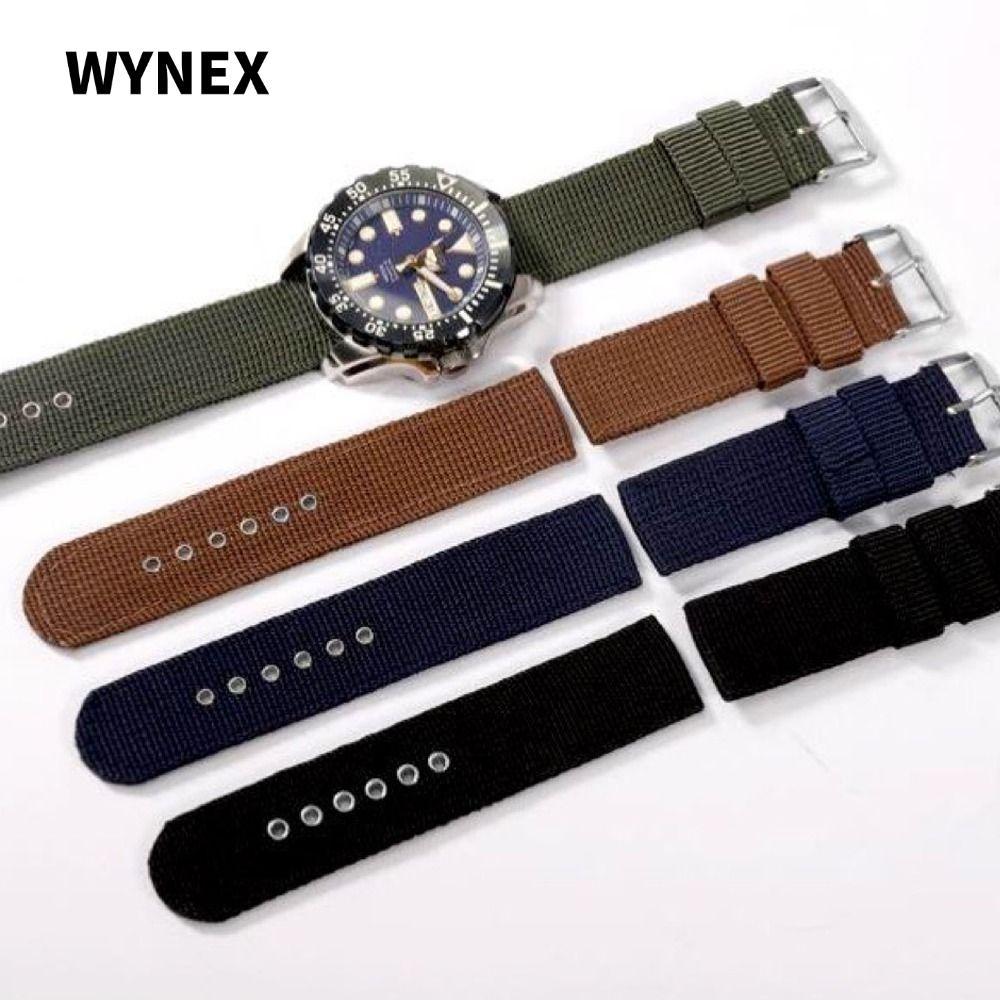 Dây đeo vải Nylon WYNEX, Pin Buckle Nam Nữ Đồng hồ đeo tay, Vòng đeo tay thể thao Dây đeo đồng hồ Ph