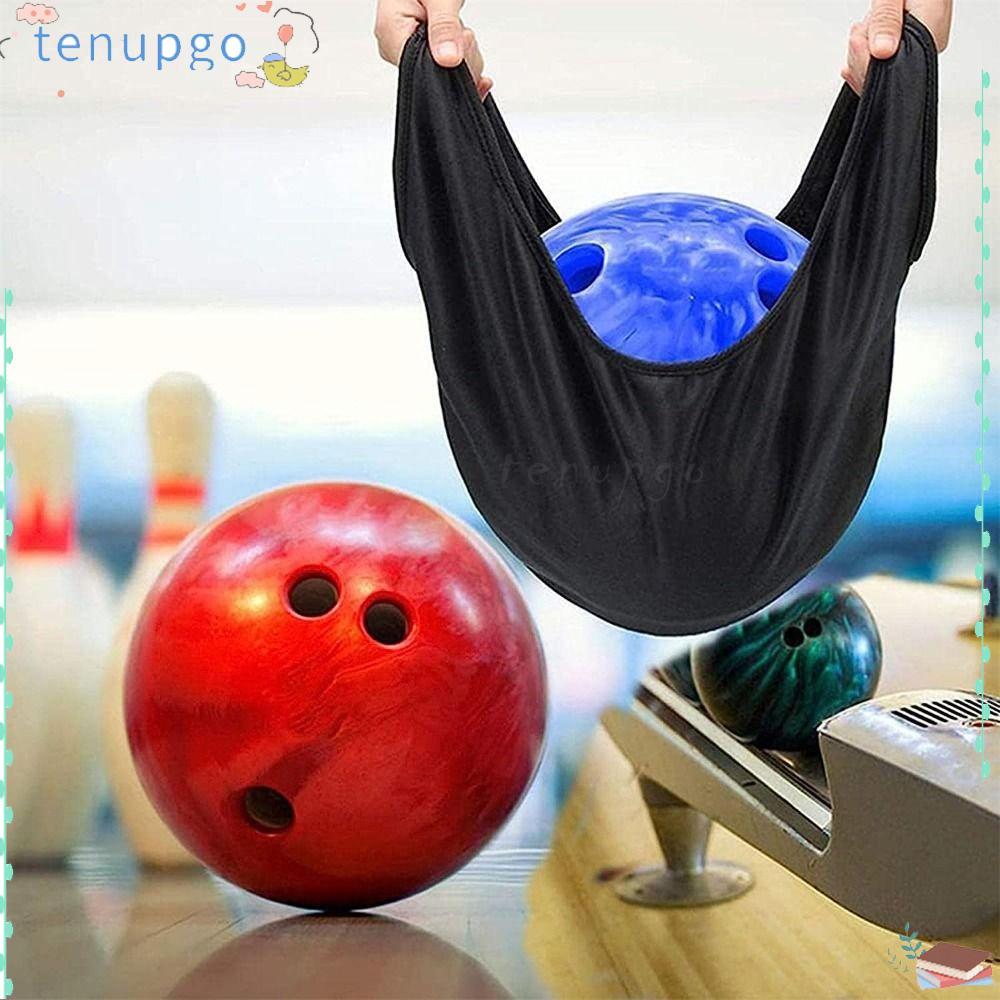 Túi làm sạch bóng bowling TENUPGO, Túi đựng bowling có độ đàn hồi cao màu đen, Túi lưu trữ Phụ kiện 