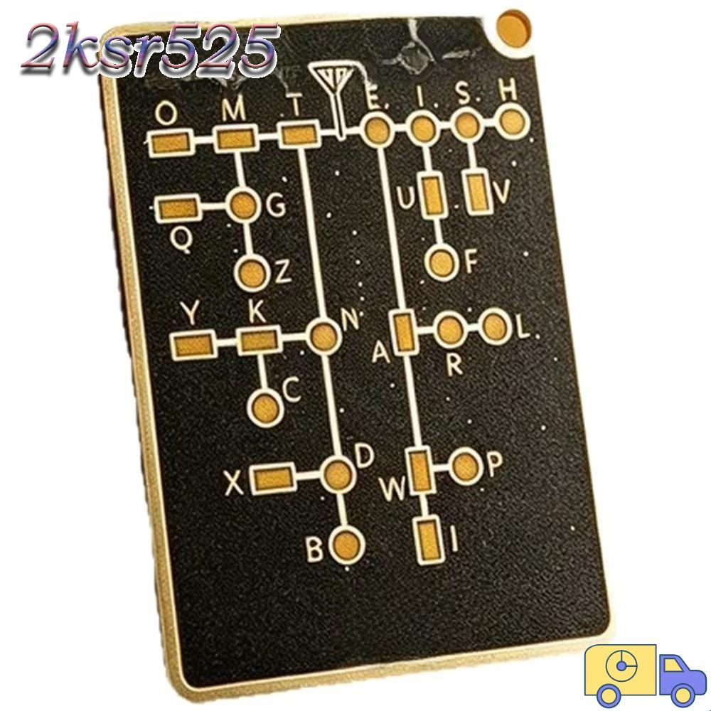Thẻ huấn luyện viên mã Morse 2KSR525, Công cụ học tập mã Morse nhẹ di động, Đèn LED vui nhộn có kích
