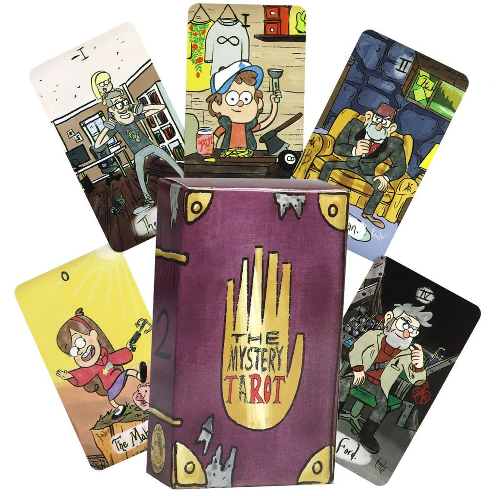 10.3 * 6cm Mystery Tarot English Board Game Card Game The Mystery Tarot