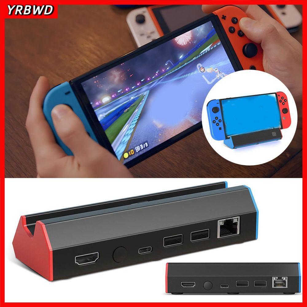 Bộ chuyển đổi HDMI YRBWD, Trạm Dock TV Type-C 4K @ 120Hz, Dock sạc USB cho Switch / Switch Phụ kiện 