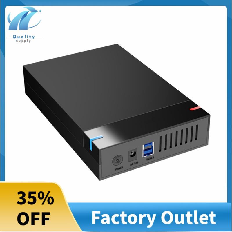 3.5 Inch HDD Ốp Lưng Ổ Cứng Bên Ngoài Vỏ Đĩa SSD 3.5 Inch 10TB HDD Hộp Cho PC Lapop Hỗ Trợ Vỏ Ổ Cứng
