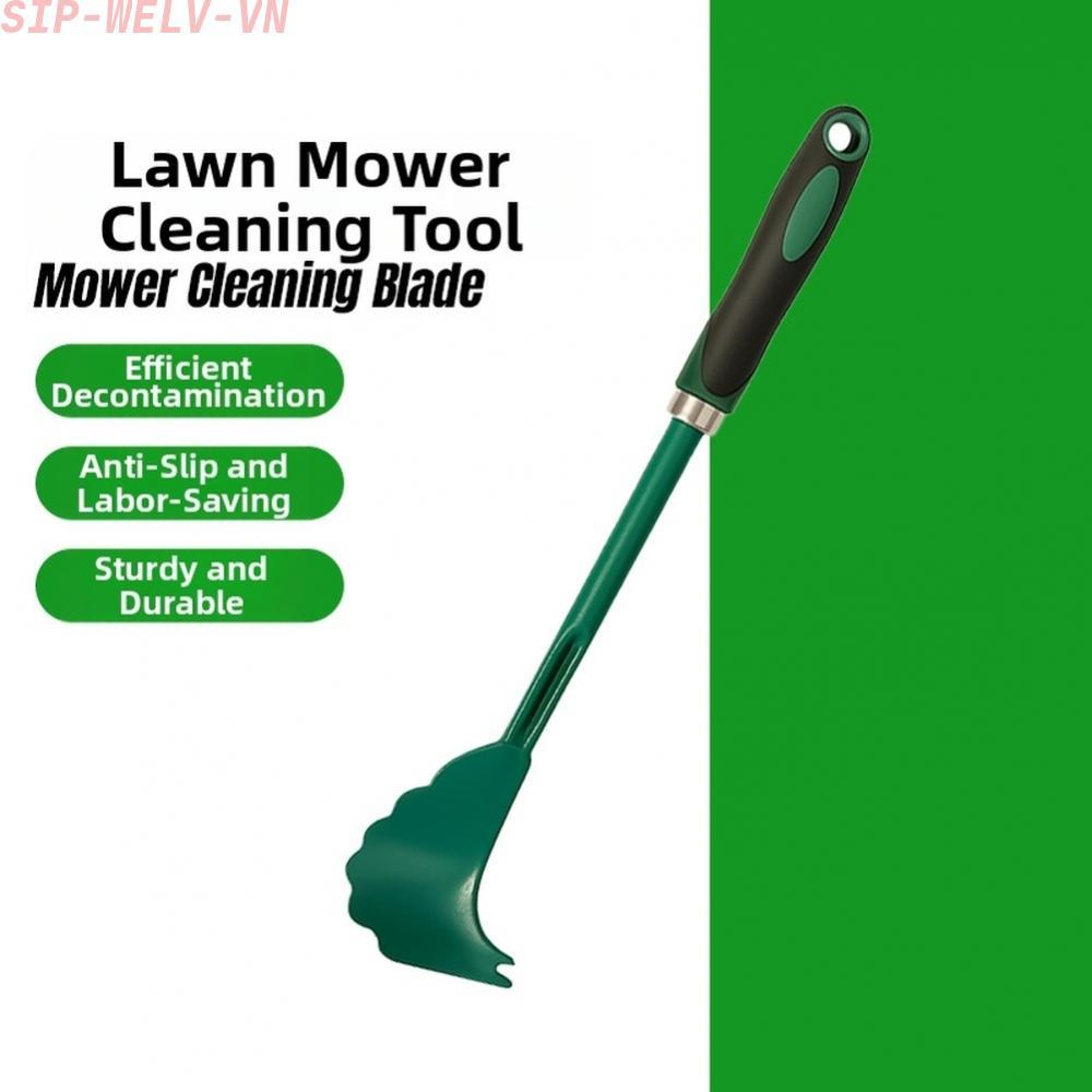 {WELV}Lawn Mower Edge Cleaner Brush for Trimmer and Riding Mower Chassis Scraping Tool