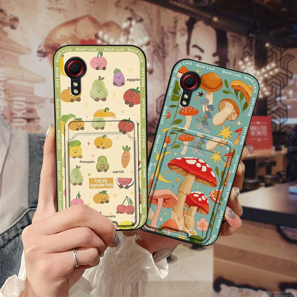 Túi Đựng Thẻ Ốp Điện Thoại Chống Thấm Nước Cho Samsung Galaxy Xcover5 / SM-G525F Vỏ Mềm Chống Va Đập