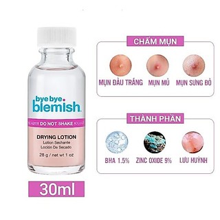 Chấm mụn Bye Bye Blemish Drying Lotion