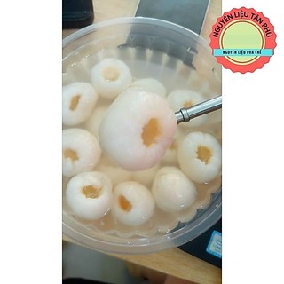 Vải ngâm đường Rich - Lon 565gr
