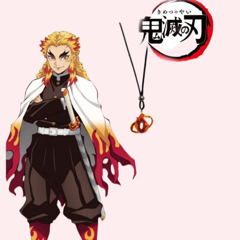 Demon Slayer / Kyojuro / Demon Slayer Kyojuro Mặt Dây Chuyền Vòng Cổ Mặc Sản Phẩm / cxve
