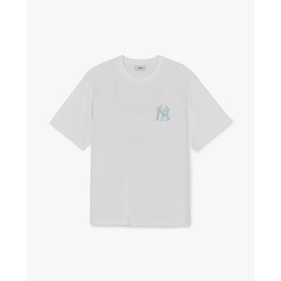 MLB - Áo thun unisex cổ tròn tay ngắn Star Glitter_3ATST0163-50WHS