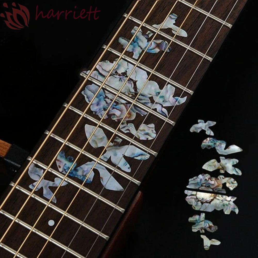 HUNIU Cross Inlay Đề Can Bass Siêu Mỏng PET Guitar Inlay Miếng Dán Đàn Guitar Điện 22 Phong Cách Đàn