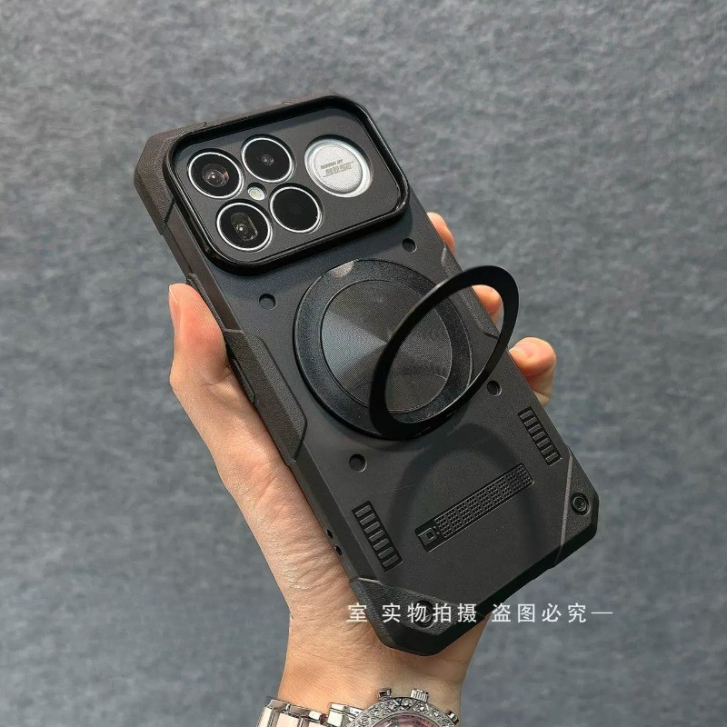 Ốp điện thoại đứng xoay cho Redmi K90 K80 K70 K60 Ultra / Pro max Túi khí silicon dày chống sốc Vỏ b