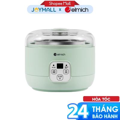 Máy Làm Sữa Chua Elmich YME0296 15W, Hàng Chính Hãng, Nồi Ủ Inox, Cảm Ứng Điện Tử - JoyMall