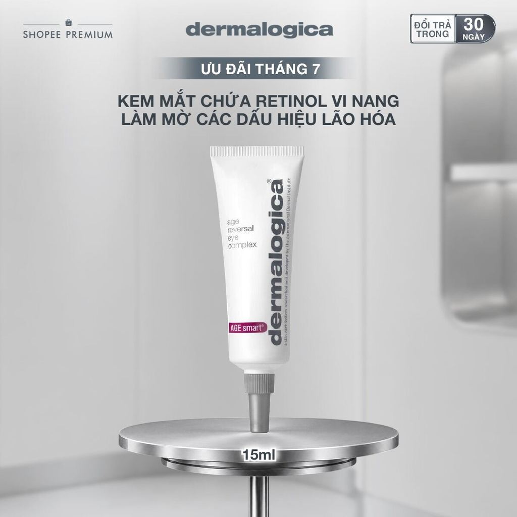 Kem mắt Dermalogica Age Reversal Eye Complex chứa Retinol đảo ngược dấu hiệu lão hoá 15ml