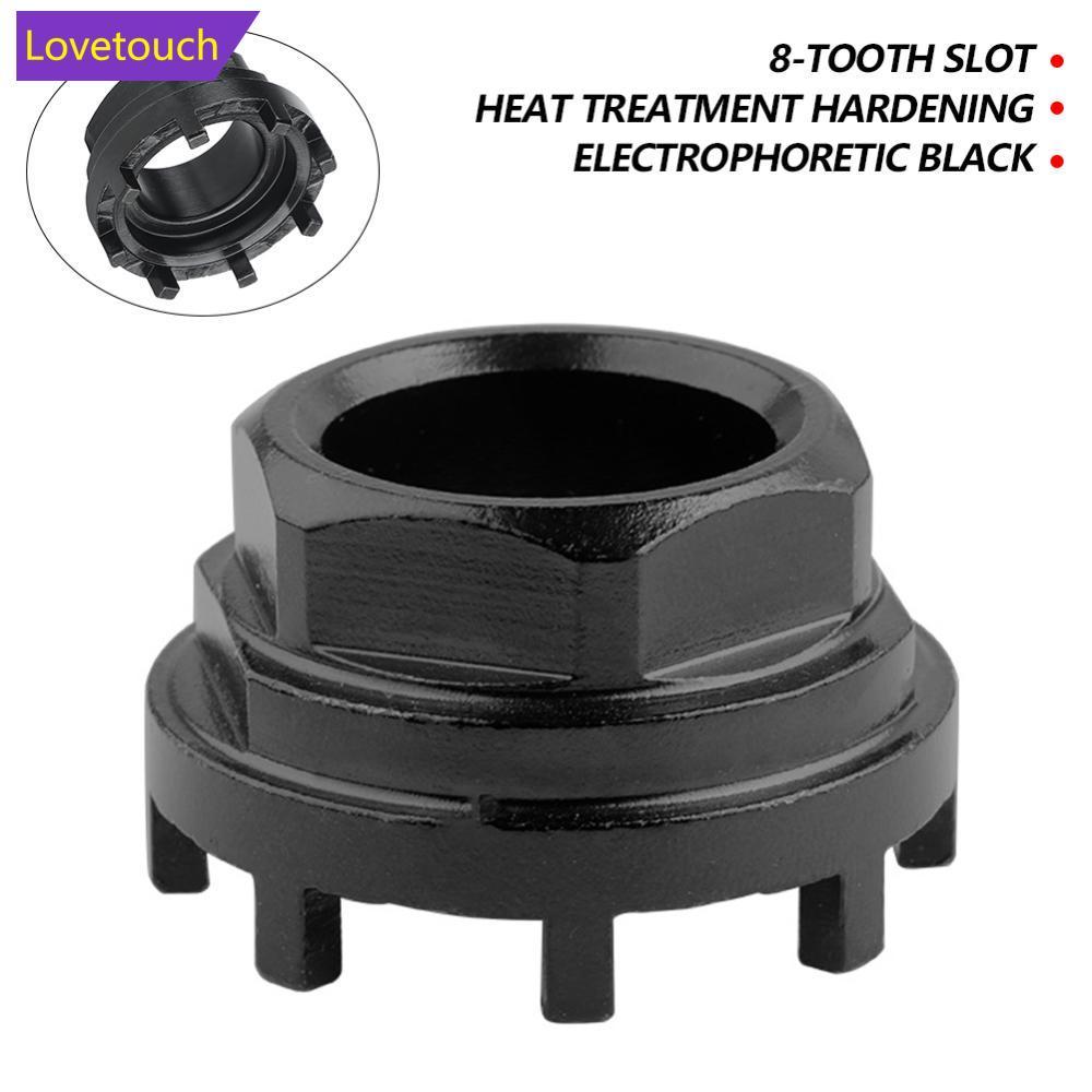 LOVETOUCH Xe Đạp Ổ Đĩa Bên Dưới Chân Đế Tám Notch Dụng Cụ Cho ISIS BB Cups Cài Đặt e-Bike 8 Răng Lắp