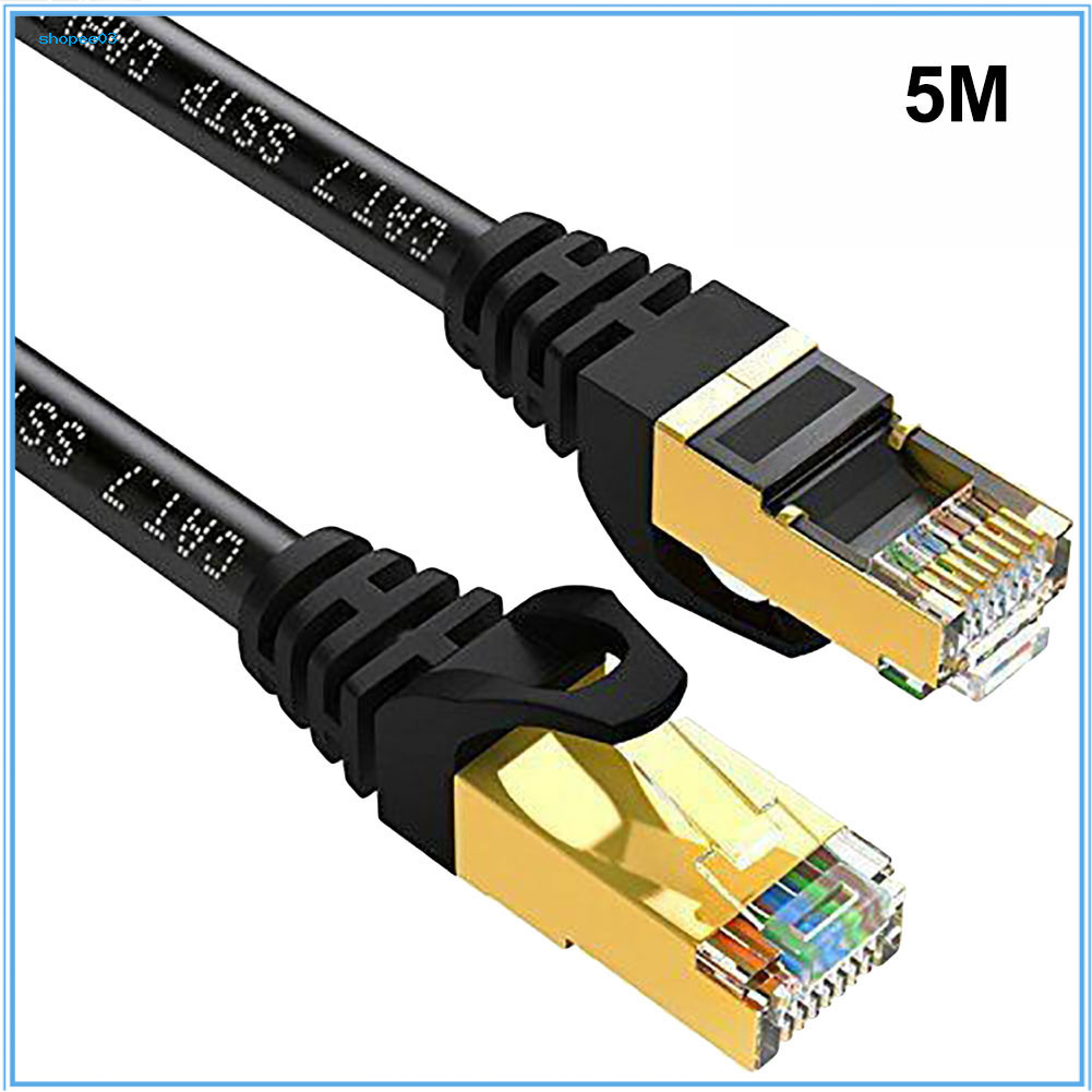 [Ky] Dây cáp vá mạng RJ45 mạ vàng Cat 7 U / FTP được bảo vệ 10Gbps Ethernet RJ45