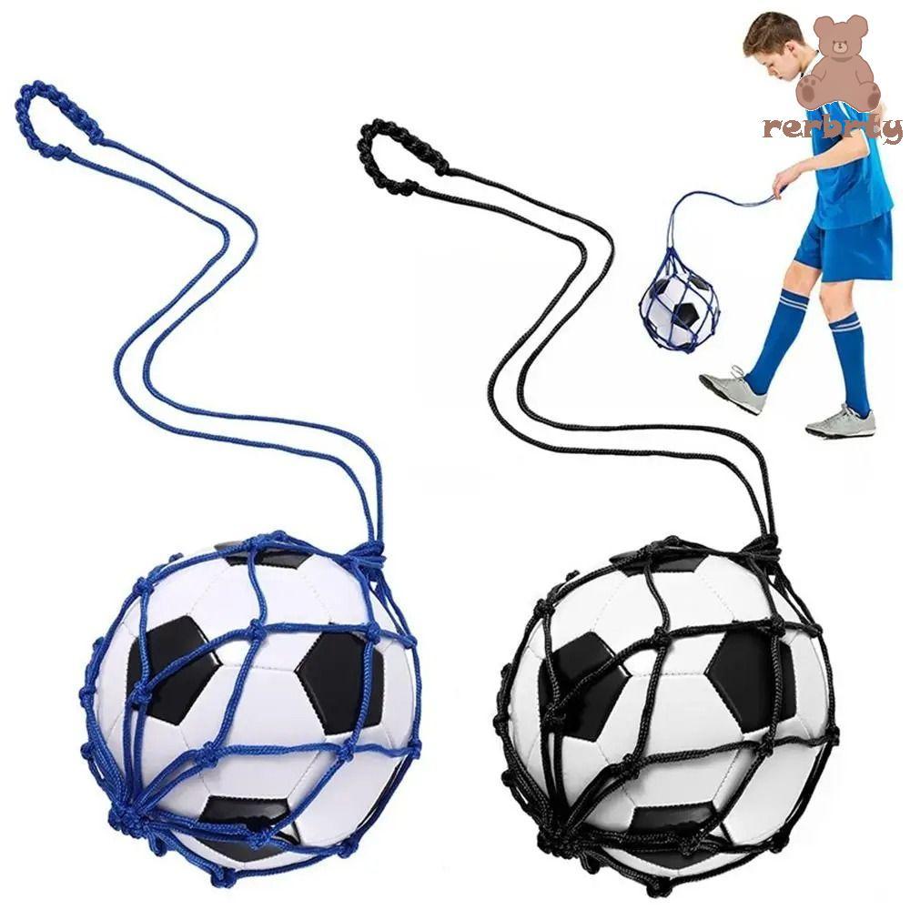 RERBRTY Bóng Đá Lưới Kicker Huấn Luyện Viên, Phụ Kiện Bóng Đá Nylon Đá Huấn Luyện Lưới Pocket, Xanh 