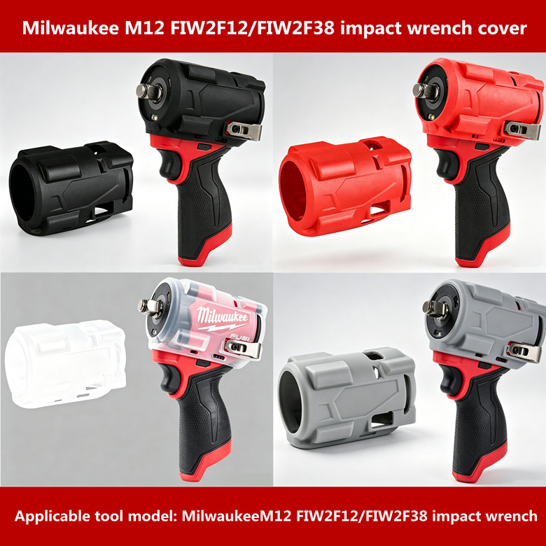 Thích hợp cho ốp bảo vệ silicon cờ lê tác động Milwaukee M12 FIW2F12 / FIW2F38