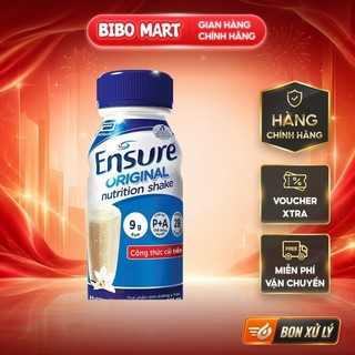 Combo 6 Chai Sữa Nước Ensure Abbott Vani 237ml Cho Người Lớn Hỗ Trợ Bổ Sung Dinh Dưỡng - Bibo Mart
