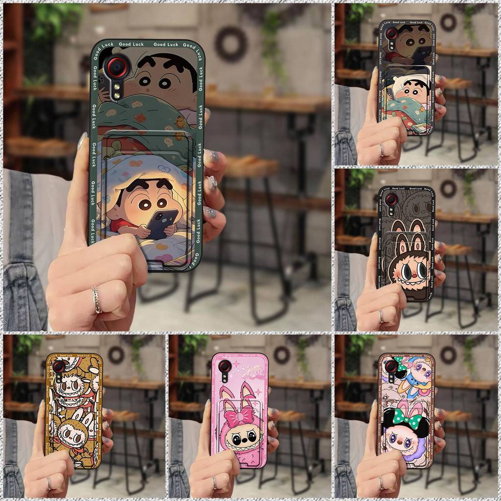Ốp Điện Thoại Bảo Vệ Tay Thẻ Cho Samsung Galaxy Xcover5 / SM-G525F Chống Thấm Nước Bọc Toàn Bộ Thiết