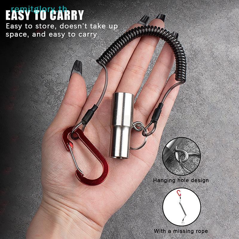 Remitglory Octopus Hook Recovery Tool Chống ăn mòn Thép không gỉ Mực Hook Corrector cho nước ngọt Câ