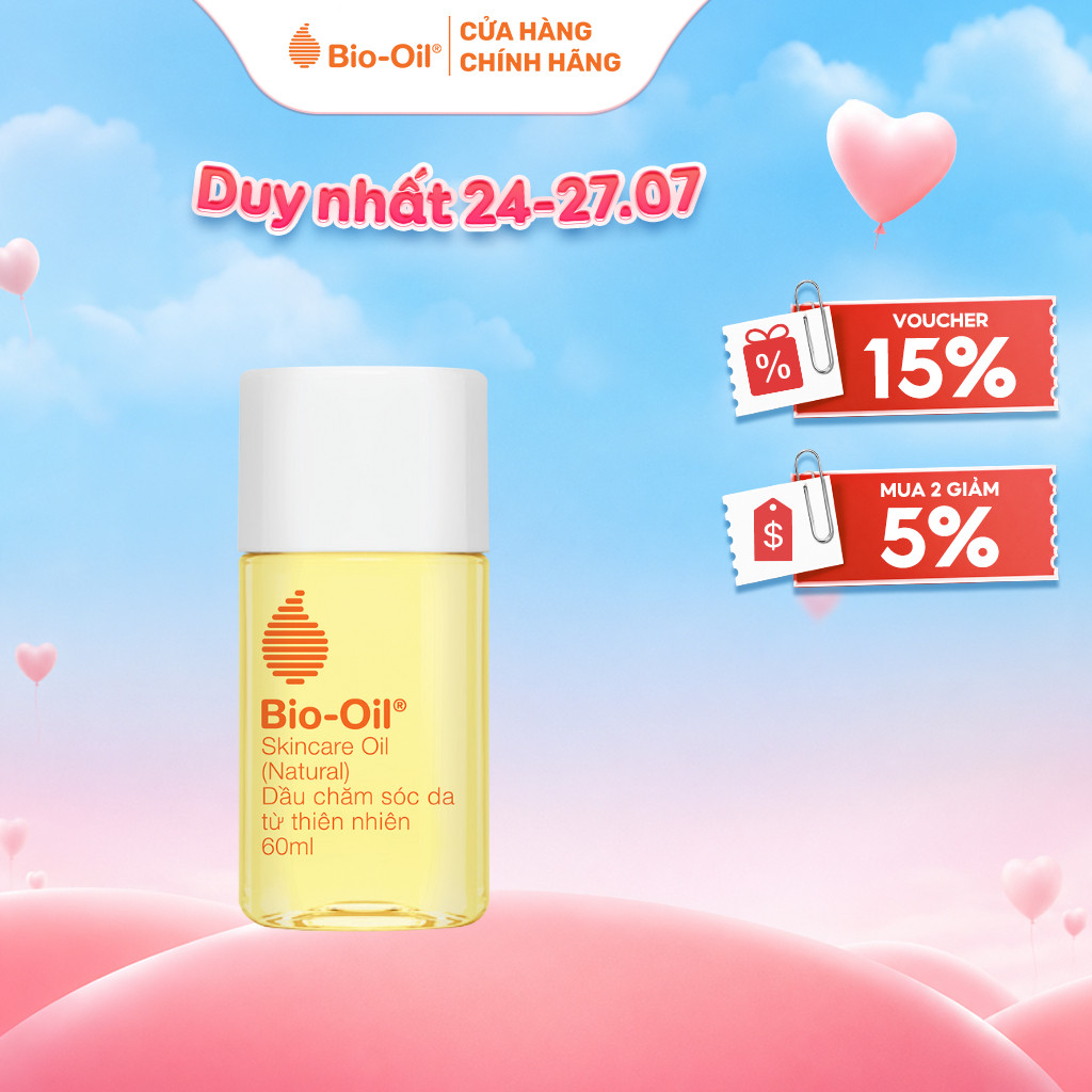 Dầu chăm sóc da từ Thiên Nhiên BIO-OIL SKINCARE OIL (NATURAL) 60ML