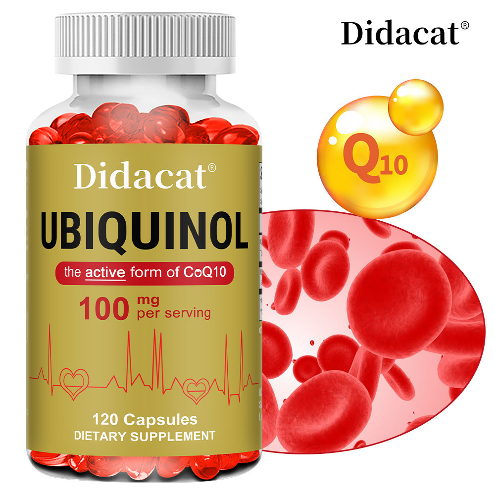 Didacat CoQ10 Ubiquinol 100mg - Hỗ Trợ Sức Khỏe Tim Mạch, Cân Bằng Tim, Tuần Hoàn Và Sức Khỏe Tổng T