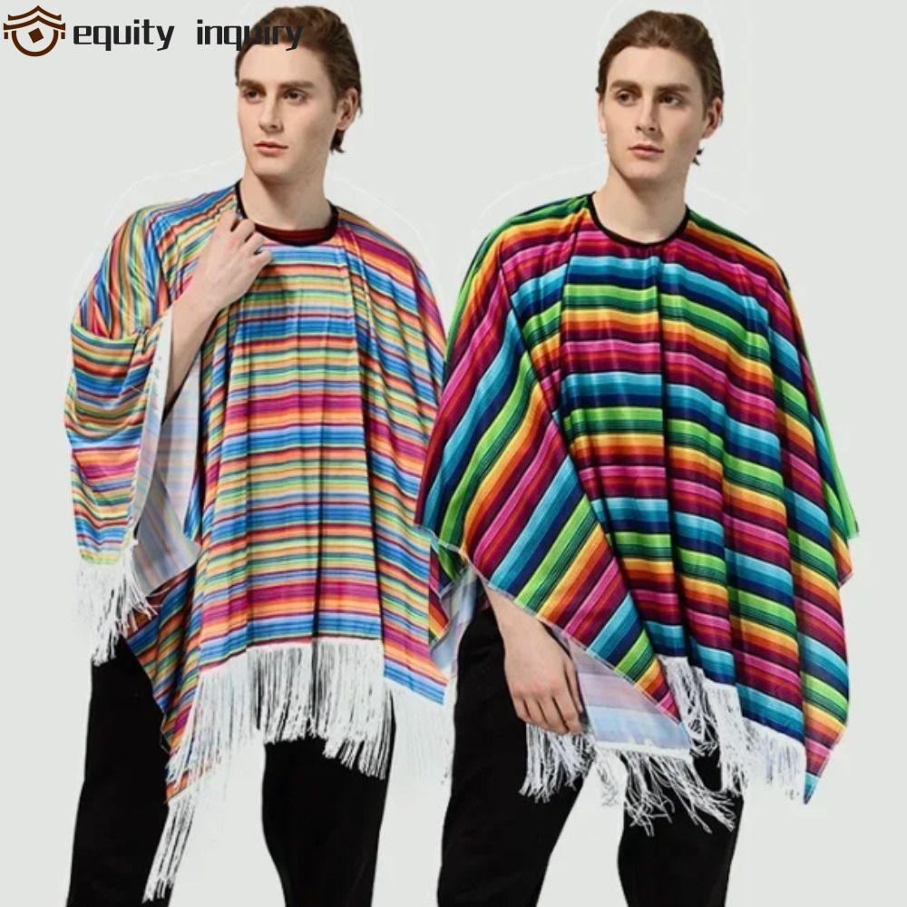 YÊU THÍCH Trang phục Mexico, Áo choàng dân tộc Halloween Áo choàng phong cách Mexico Áo choàng, Lễ h