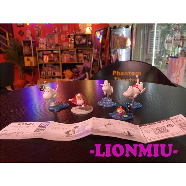 Nhật Bản takara tomy Moomin Nhỏ Béo Gia Đình Moomin Hộp Lặn Trang Trí Trứng