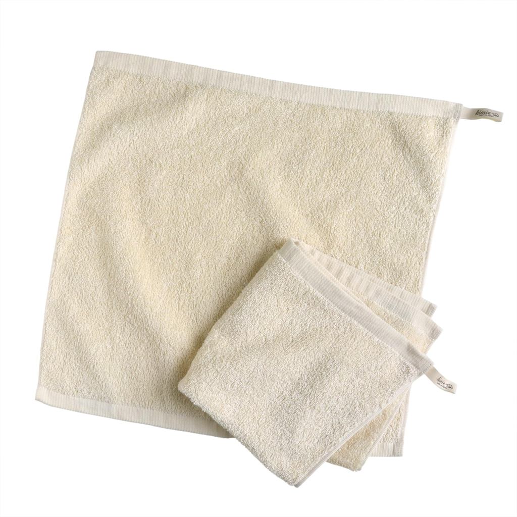 hiorie Large Hotel-Style Hand Towel Set - 100% Cotton, Made in Japan, Available in Various Colors (6