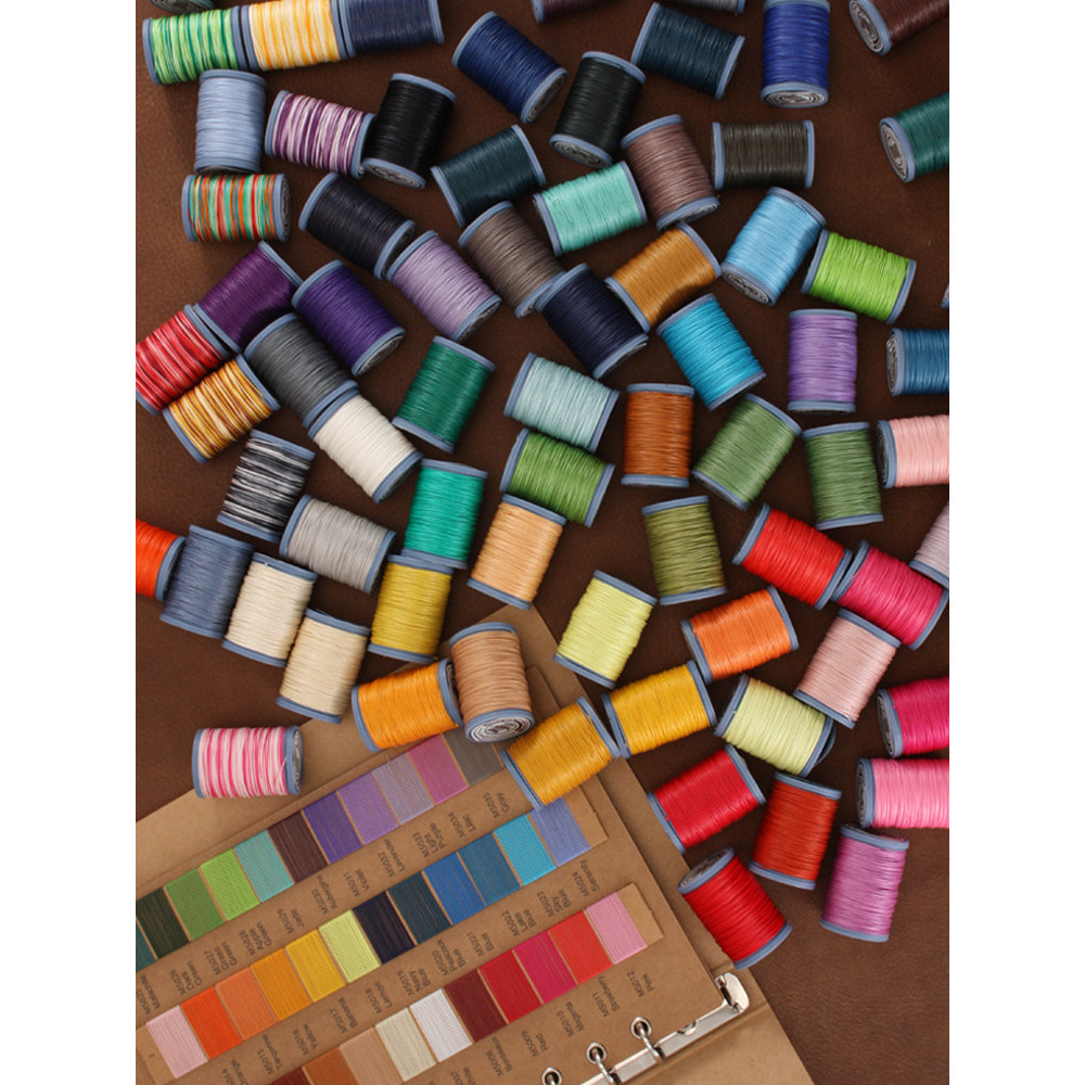 MeiSi MeiSi Linen Thread 0.45mm Fine Linen Wax Thread Handmade DIY Leather Goods Hand Stitch Thread 