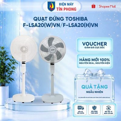 [KOL - KOC] Quạt đứng Toshiba F-LSA20(W)VN / F-LSA20(H)VN - Công suất 60W - Hàng chính hãng - Bảo hành 12 tháng