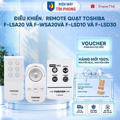 Điều Khiển/ Remote quạt Toshiba  F-LSA20 và  F-WSA20và  F-LSD10 và F-LSD30