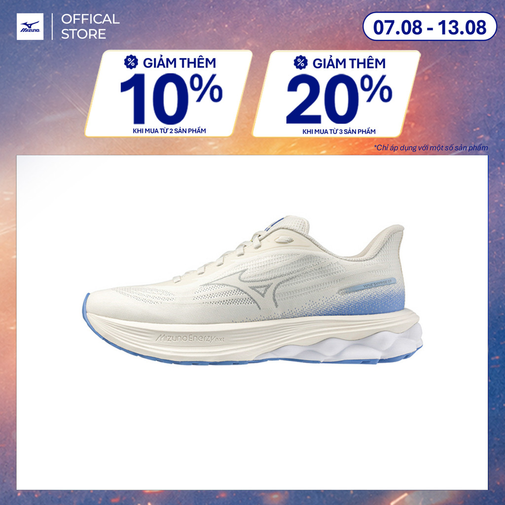 Giày Chạy Bộ NỮ WAVE SKYRISE 7 - TrắngXanh Ultramarine - J1GD260922