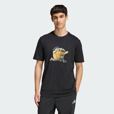 adidas Phong cách sống ÁO THUN GRAPHIC SNACK POPCORN Nam Đen KD3928