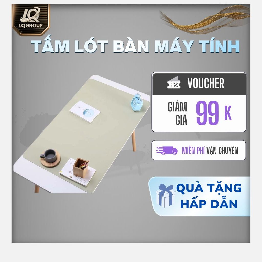 LQ- [Vận chuyển nhanh] 70X140 Thảm để bàn bảo vệ mắt thân thiện với môi trường Thảm da 70X120
