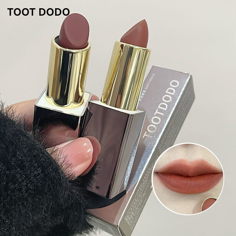 ✷ ❈ * TOOT DODO Lipstick Matte Lipstick Matte Velvet Lipstick Không dễ phai màu