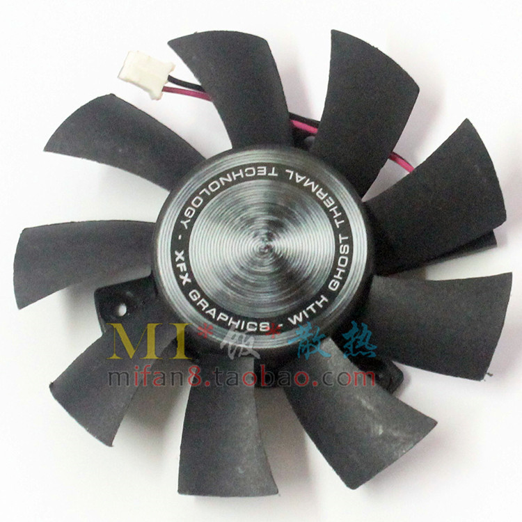 XFX Message View HD7770 Châu Âu Mỹ Phiên Bản HD 7790 Ghost FS1280-A1142C Card Đồ Họa Quạt Làm Mát