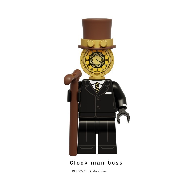 lego skibidi toilet mô hình lego Golden Titan đồng hồ vua nhà vệ sinh người vs giám sát đồ chơi khối