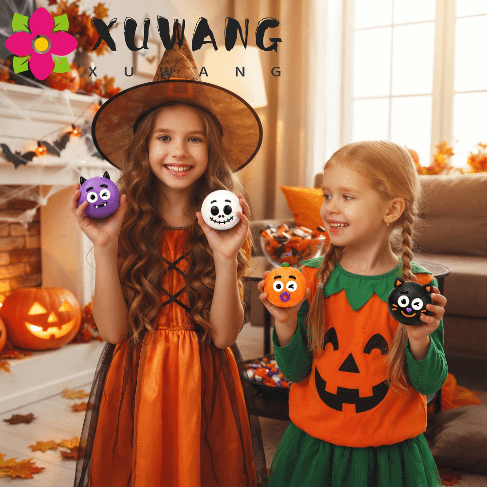 XUWANG Halloween Squishy Toy Dog Face Swap Thiết kế dễ thương Sử dụng hàng ngày