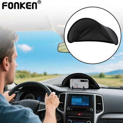 Fonken Điện thoại ô tô Bóng râm Điện thoại Glare Chặn Giá đỡ điện thoại Giá đỡ điện thoại Tấm chắn nắng