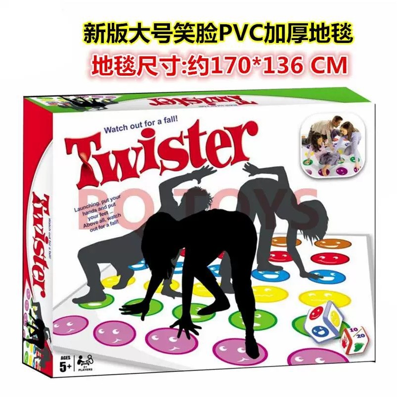 Người Lớn Trẻ Em Lớn Dày Thảm DICE Body Twisting GAME NEW DICE TWISTOR GAME