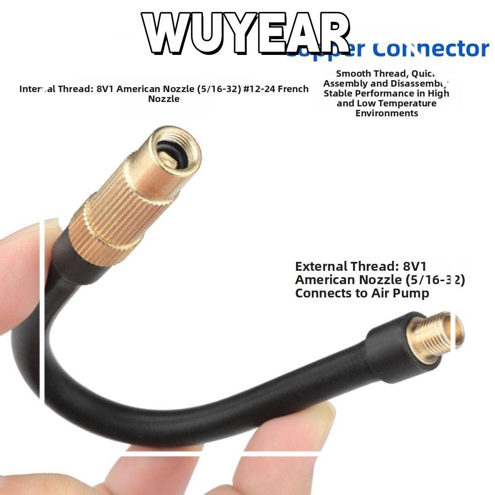 Ống bên ngoài IRUYEAR, 8V1 Thread 17 / 20 / 30 / 50CM Mở rộng máy bơm không khí, Máy bơm điện ống EP