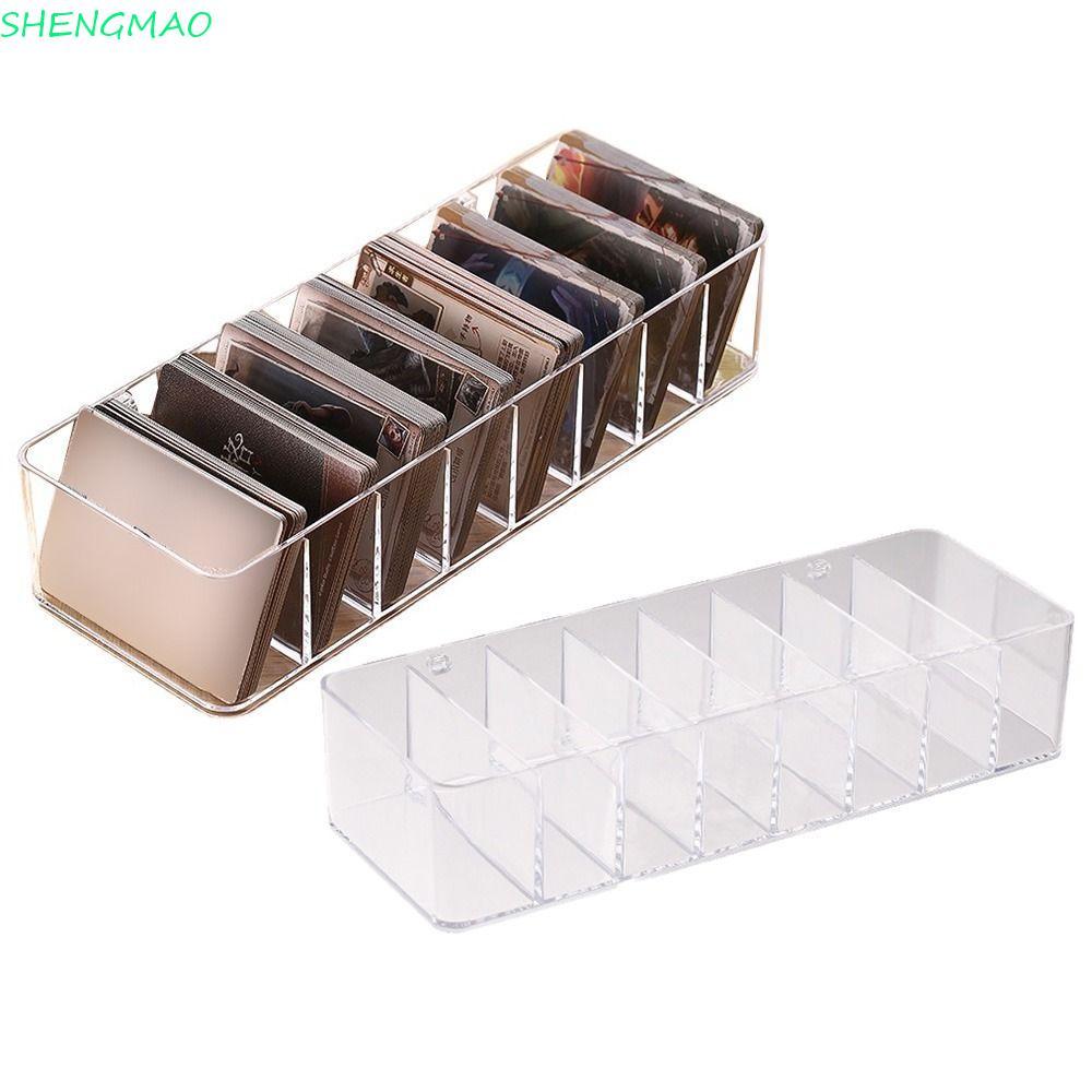 Hộp lưu trữ thẻ SHENGMAO, Bộ chia trong suốt Hộp đựng thẻ giao dịch, Hộp đựng thẻ hình chữ nhật chắc