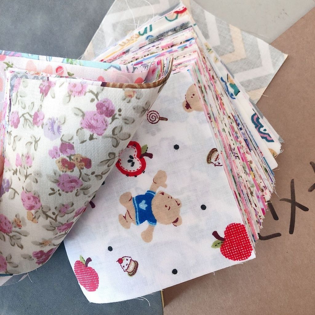 / Baby Baijia Quilt Vải Cotton Nguyên Chất Hoa Nhỏ Chấm Bi Kẻ Sọc Vải Đầu Nafu Quilt Baixi Quilt Han