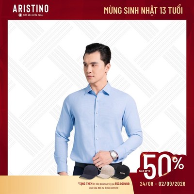 Áo Sơ Mi Nam Dài Tay Aristino Regular Fit ALS2280Z