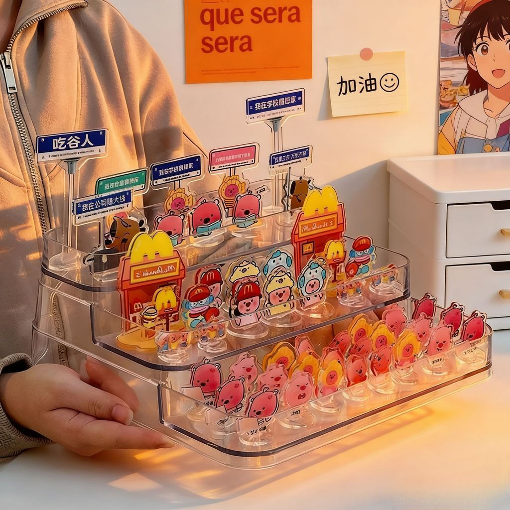 New product transparent12y Display stand, 2D box, small storage cabinet, blind box merchandise stora